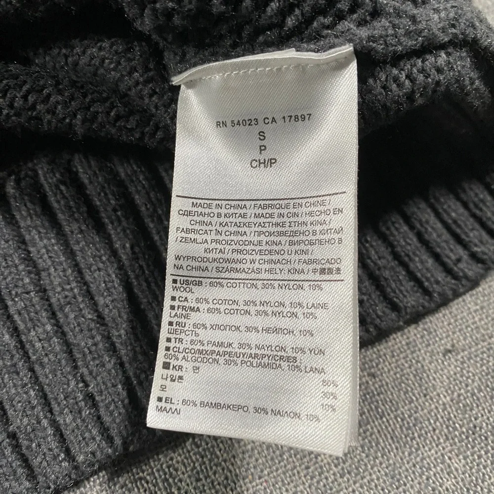 Banana Republic Full Zip Cardigan Mens Small Gray‎ Diamond Cable Knit Luxury